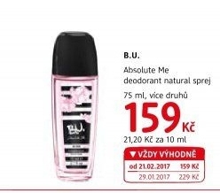 Deodorant parfémovaný dámskýB.U.