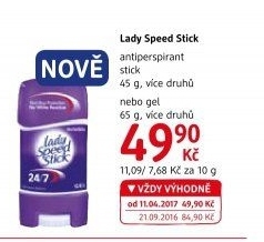 Deodorant stick Speed Stick