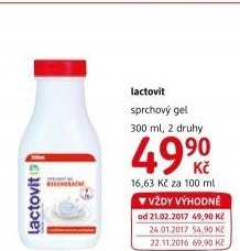 Sprchový gel Lactovit