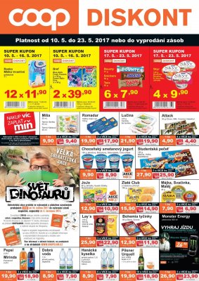 akční leták COOP 10.5.2017-23.5.2017