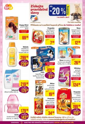 akční leták Teta drogerie 11.5.2017-20.5.2017