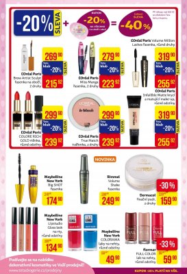 akční leták Teta drogerie 11.5.2017-20.5.2017