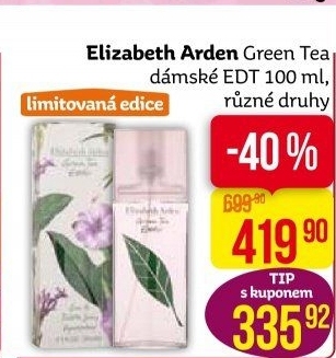 Toaletní voda dámská Green Tea Elizabeth Arden