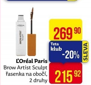 Řasenka na obočí Brow Artist Sculpt L’Oréal Paris
