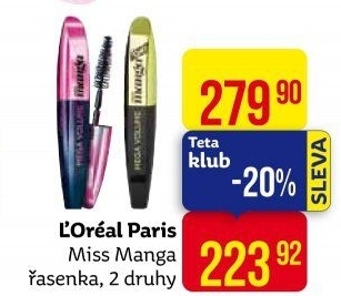 Řasenka Miss Manga L'oréal