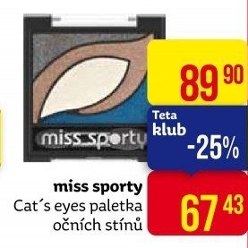 Oční stíny Cat's Eyes Miss Sporty