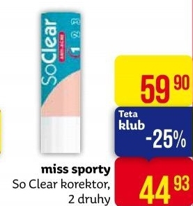 Korektor So Clear Miss Sporty