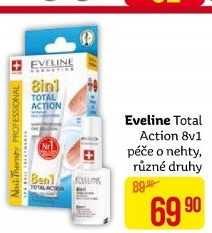 Péče o nehty 8v1 Total Action Eveline Nail Therapy