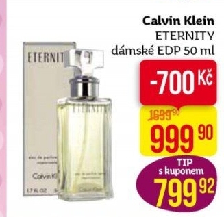 Parfémovaná voda dámská Eternity Calvin Klein