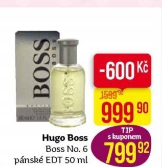 Toaletní voda pánská No.6 Hugo Boss