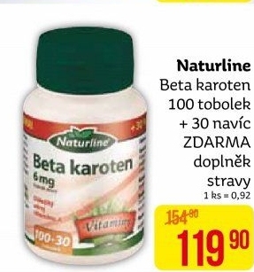 Doplněk stravy Beta-karoten Naturline