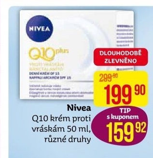 Krém pleťový proti vráskám Q10 Plus Nivea