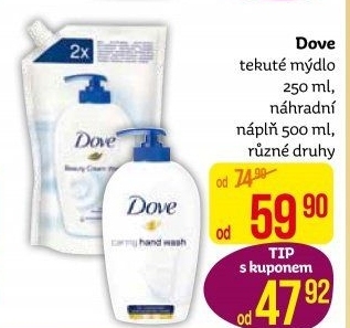 Tekuté mýdlo Dove