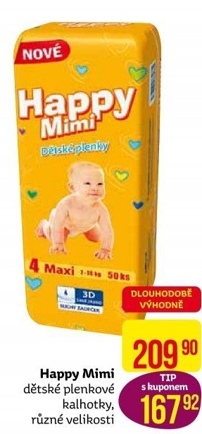 Pleny dětské Happy Mimi