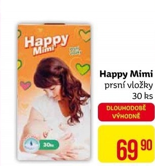 Prsní vložky Happy Mimi