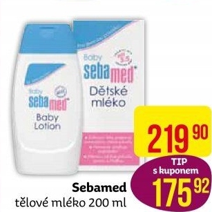 Tělové mléko dětské Sebamed Baby