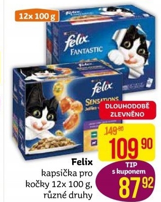 Kapsičky pro kočky Felix Purina
