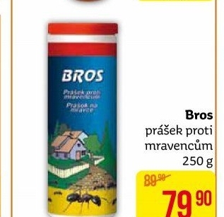 Přípravek proti mravencům prášek Bros