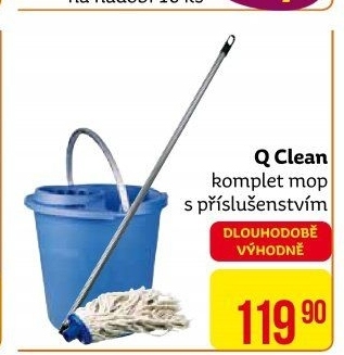 Mop s příslušenstvím Q Clean