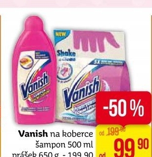 Čistič koberců Vanish