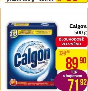 Změkčovač vody Calgon