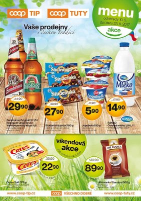 akční leták COOP 10.5.2017-23.5.2017