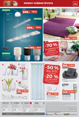 akční leták Kika nábytek 12.5.2017-15.5.2017