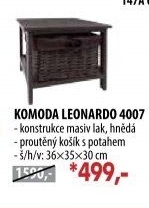Komoda LEONARDO hnědá