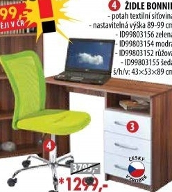 Kancelářská židle BONNIE zelená