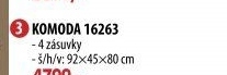 Komoda CORONA vosk 16263