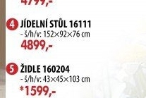 Jídelní stůl CORONA 16111