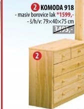 Prádelník 918 lakovaný
