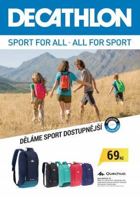 akční leták Decathlon 16.5.2017-30.6.2017