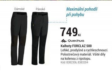 kalhoty pánské