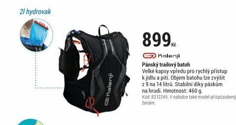 trailový batoh