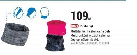 multifunkční čelenka