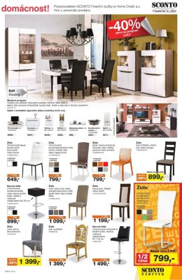 akční leták Sconto nábytek 17.5.2017-6.6.2017