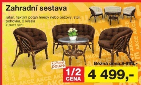 Zahradní set Bahama