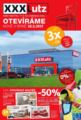 akční leták XXXLutz 16.5.2017-28.5.2017