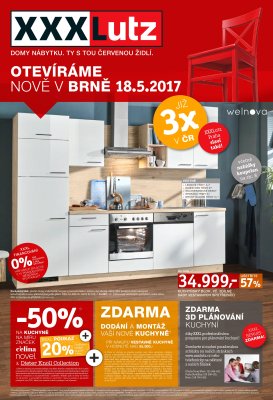 akční leták XXXLutz 16.5.2017-28.5.2017