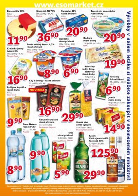 akční leták ESO MARKET 24.5.2017-4.6.2017