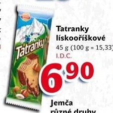 Oplatky Tatranky Sedita