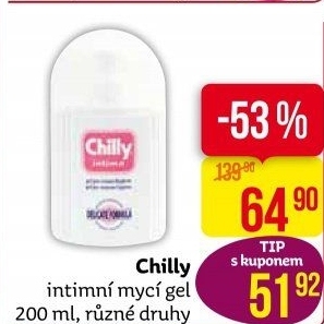 Intimní gel Intima Chilly