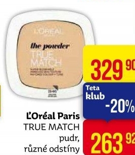 Pudr True Match L'Oréal