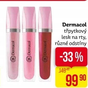 Lesk na rty třpytivý Dermacol