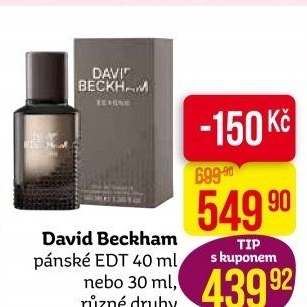 Toaletní voda pánská David Beckham