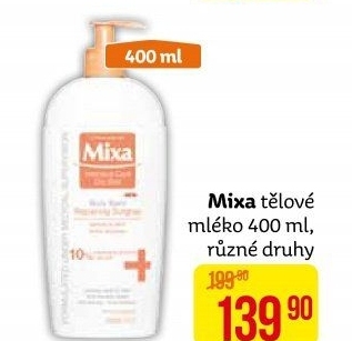 Tělové mléko Mixa
