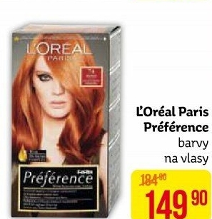 Barva na vlasy Préférence L'oréal