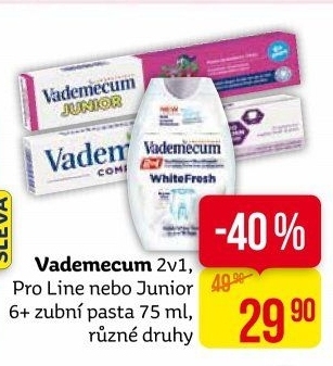 Pasty na zuby 2v1 Vademecum