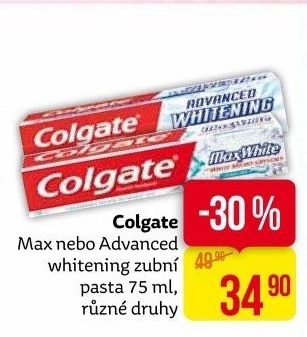 Pasta na zuby Max White Colgate